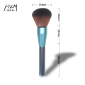 Professional blue Glitter Wood Large Powder Brush